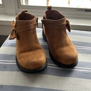 Baby Gap Brown Boots with Bow Detail